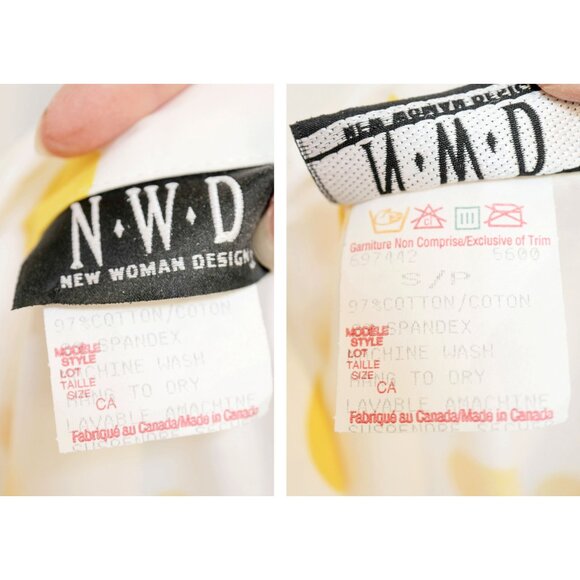 NWD Yellow Polka Dot Belted Button Up Blouse - Picture 4 of 5